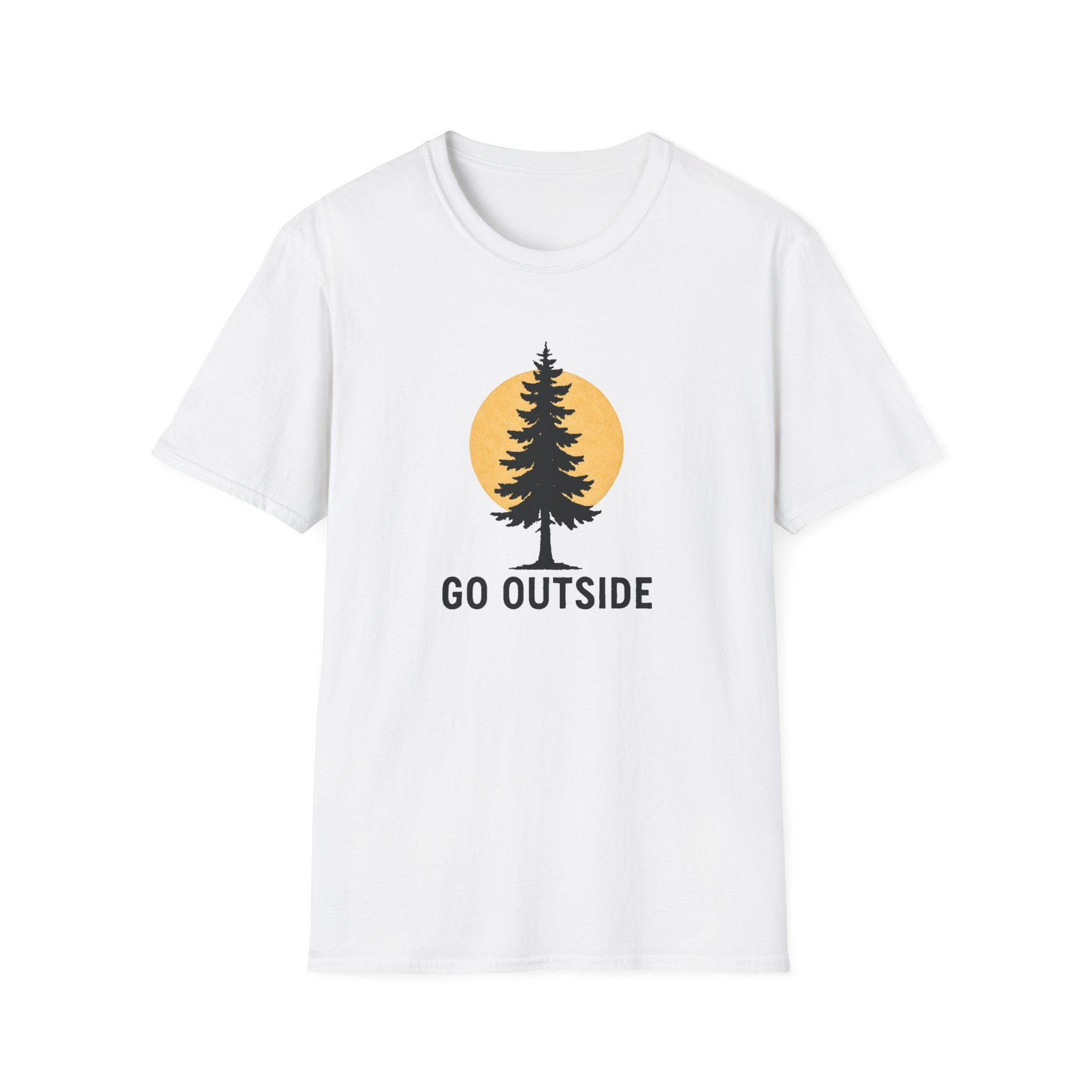 Pine Tree Silhouette Sunset T-Shirt